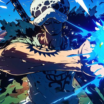 Trafalgar Law, Artwork, One Piece, 5K