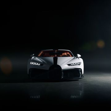 Bugatti Chiron Pur Sport, Dark aesthetic, 8K, Dark background, 5K