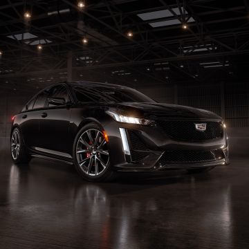 Cadillac CT5-V Blackwing, Dark aesthetic, 5K, 8K