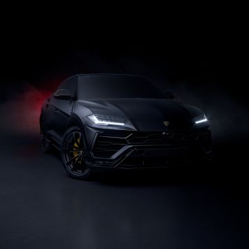 Lamborghini Urus, Dark aesthetic, 8K, 5K, Dark background