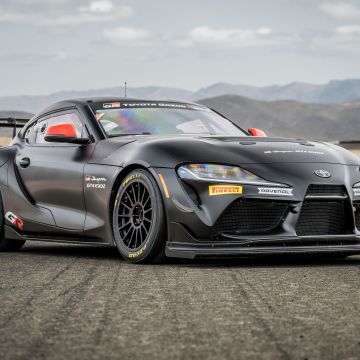 Toyota GR Supra GT4, 8K, Race track, 5K, Prototype