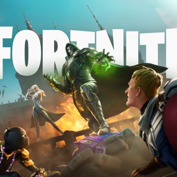 Fortnite, Marvel Superheroes, Doctor Doom, War Machine, Captain America, Black Panther