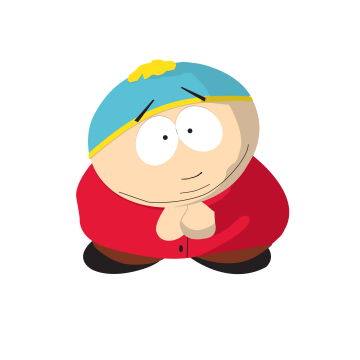 Eric Cartman, Adorable, Minimalist, South Park, 5K, White background