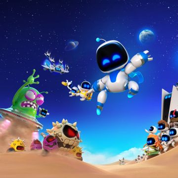 Astro Bot, PlayStation 5, 2024 Games, Game Art