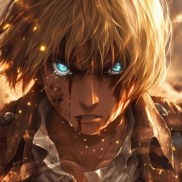 Armin Arlert, AI art, Attack on Titan, 5K