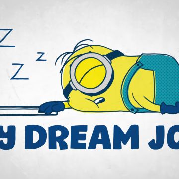 Sleeping, Minion, Dream, 5K, Laptop