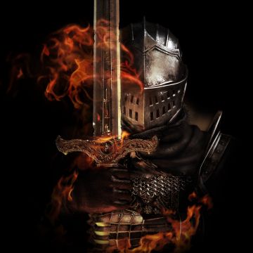 Dark Souls, Remastered, Video Game, Dark background