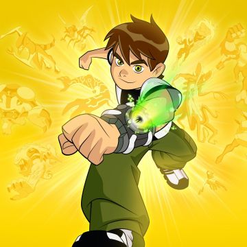 Ben Tennyson, Ben 10, Cartoon Network, Yellow background