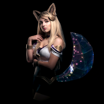 KDA Ahri, Cosplay, 5K, AMOLED, League of Legends