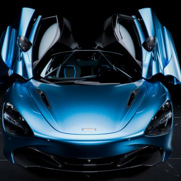 McLaren 720S, Dark background, Sports cars