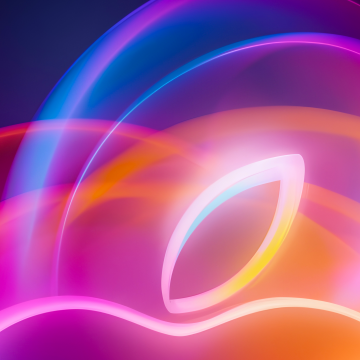 Apple Event 2024, Glowtime, Colorful background, Colorful art, 5K