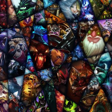 Dota 2, Game Art, Character art, Video Game, Multiplayer games