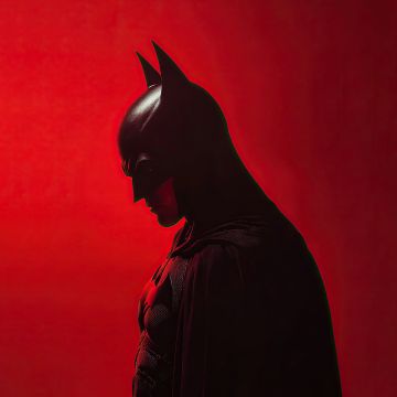 Batman, Red aesthetic, 5K, Red background, DC Superheroes