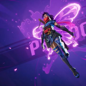 Psylocke, Marvel Rivals, 5K, 2024 Games, Purple background