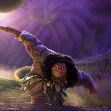 Maui (Dwayne Johnson), Ultrawide, Moana 2, 2024 Movies