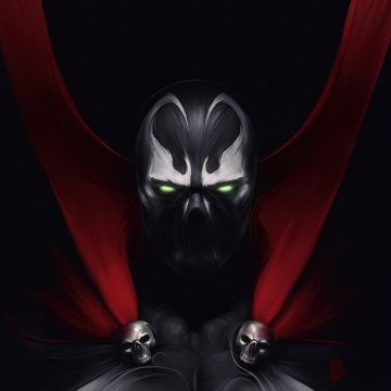 Spawn, Dark background, 5K