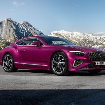 Bentley Continental GT Speed, Purple aesthetic, 2024, Outdoor