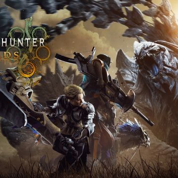 Monster Hunter Wilds, Key Art, 5K, 2025 Games