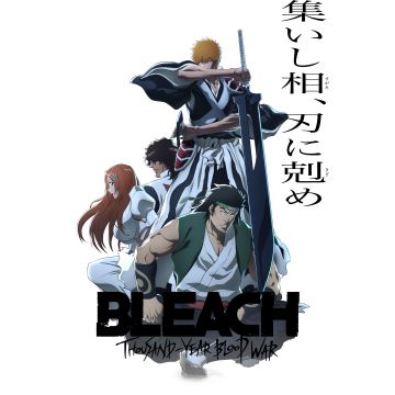 Bleach: Thousand-Year Blood War, 8K, Anime series, 5K, TV series, Ichigo Kurosaki, White background