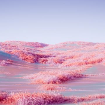 Landscape, Pink aesthetic, Surreal, Digital Art, 5K, Microsoft Design