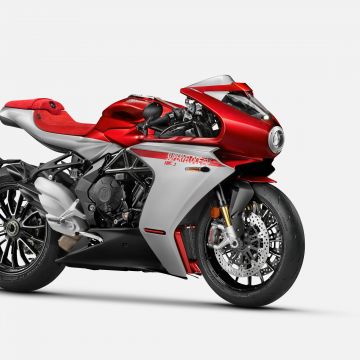 MV Agusta Superveloce S, 2025, 5K, Sports bikes, White background