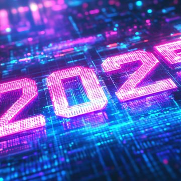 2025 New Year, Neon, 5K, AI art