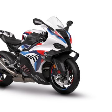 BMW M 1000 RR, 2024, White background, 5K