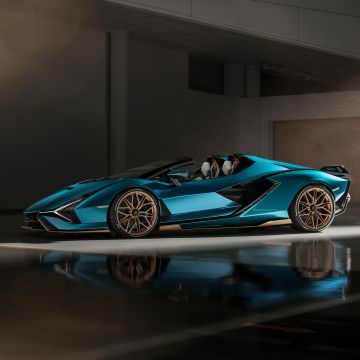 Lamborghini Sián Roadster, Sports cars, 2020, 5K