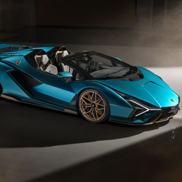 Lamborghini Sián Roadster, 2020, 5K