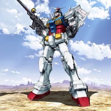 RX-78-2 Gundam, Mobile Suit Gundam, 5K, Robot