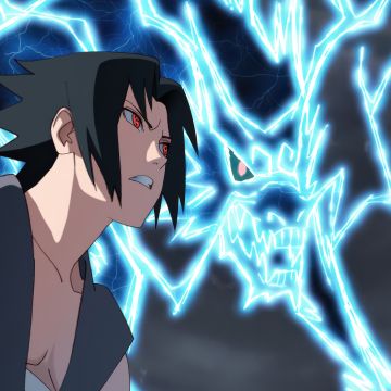 Sasuke Uchiha, Kirin, Lightning Strike, 5K, Naruto