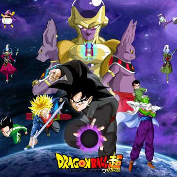 Dragon Ball Super, Character art, Frieza, Goku Black, Trunks, Piccolo, Gohan, 5K, 8K