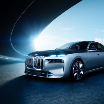 BMW i7, CGI, Luxury Sedan, Electric Sedan, BMW 7 Series, 5K