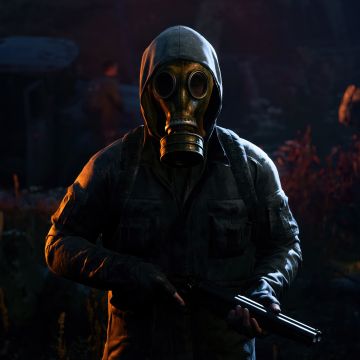 STALKER 2, Heart of Chornobyl, 5K, 2024 Games, Gas mask