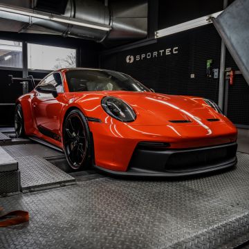 Porsche 911 GT3, Clubsport, 5K, Orange cars