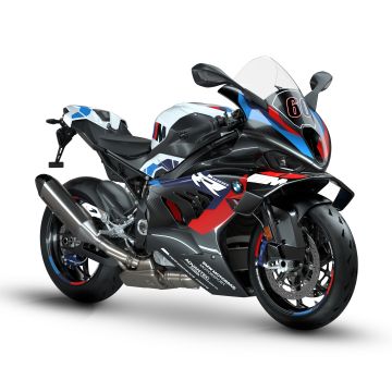 BMW M 1000 RR, WSBK Champion Edition, 2024, White background, 5K, Superbike World Championship