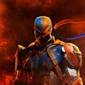 Deathstroke, Suicide Squad: Kill the Justice League, 2024 Games, Orange background