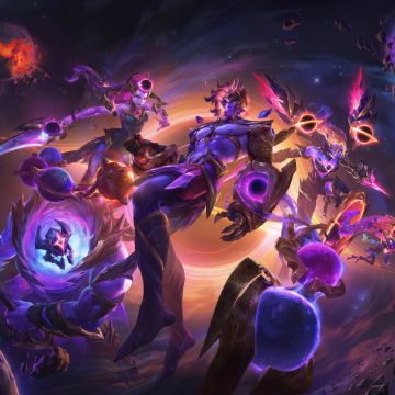 Dark Star, League of Legends, Purple aesthetic, 5K