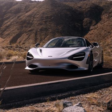 McLaren 750S Spider, Tarmac, Supercars, 5K, 8K