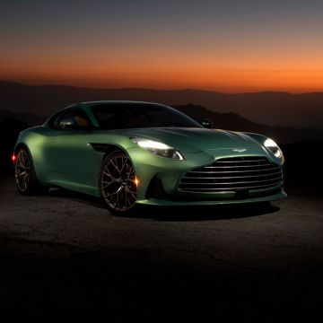 Aston Martin DB12, Sunset, 2025, 5K, 8K, Supercars