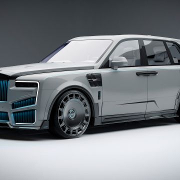 Mansory Rolls-Royce Cullinan, 2024, 5K, Rolls-Royce Cullinan, Grey