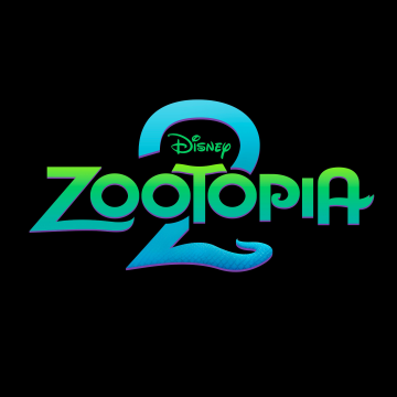 Zootopia 2, Logo, 2025 Movies, Black background, AMOLED, Walt Disney Animation, 5K