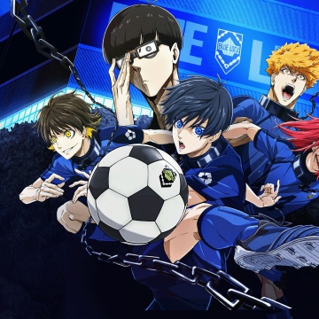 Blue Lock, Season 1, Anime series, Yoichi Isagi, Meguru Bachira, Hyoma Chigiri, Rensuke Kunigami, Jinpachi Ego