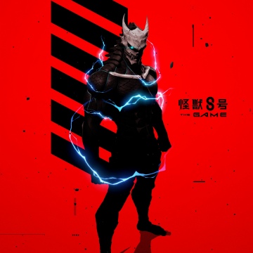 Kaiju No. 8, Video Game, Red background, 5K