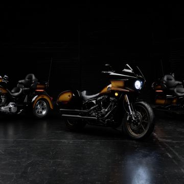 Harley-Davidson Low Rider ST Tobacco Fade, 5K, Dark aesthetic, Dark background, Harley-Davidson Low Rider