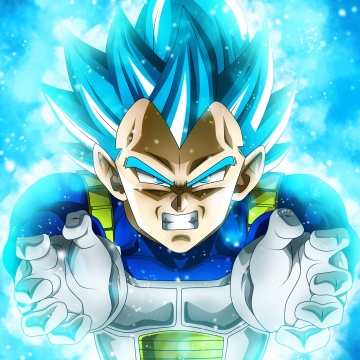 Super Saiyan Blue, Vegeta, Dragon Ball Super, 5K, 8K