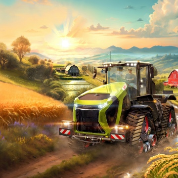 Farming Simulator 25, Key Art, 5K, Video Game