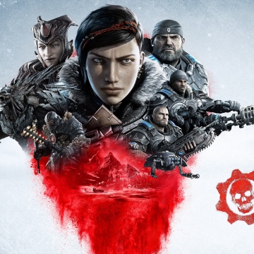 Gears 5, Video Game, Kait Diaz, Marcus Fenix, Xbox Games, PC Games, 5K, 8K