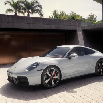 Porsche 911 Carrera S, 2025, White cars, 5K