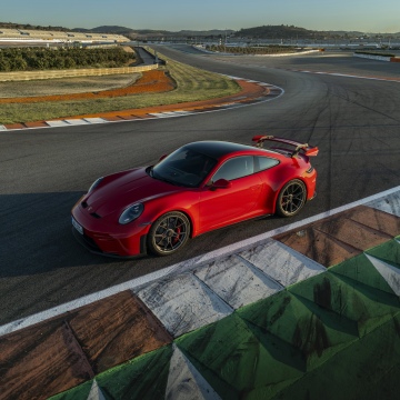 Porsche 911 GT3, Guards Red, Red cars, Race track